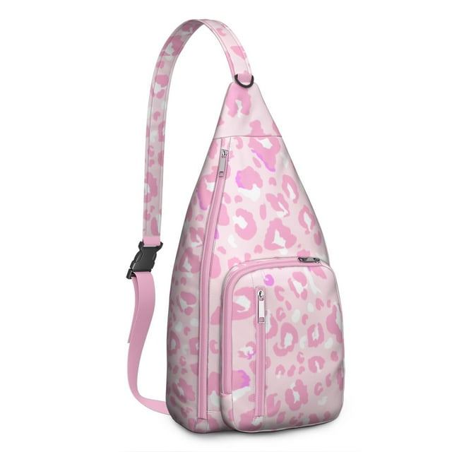 Cheetah Sac à Dos à Bandoulière - Design Léopard Tropical, Sac Compact et Léger pour Essentiels