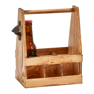 Wood Thumb - Wooden Six Pack Bottle Holder :: Maxton Men