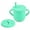 Blue Green, variant on 2 in 1 Food Grade Silicone Baby Drinking Cup Snack Cup, Portable Double Handle Straw Mug, Unbreakable Large Diameter Infant Sippy Water Cup BPA Free