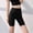 Black, variant on Naittoop Women Biker Shorts High Waisted Tummy Control Workout Athletic Exercise Spandex Yoga Shorts