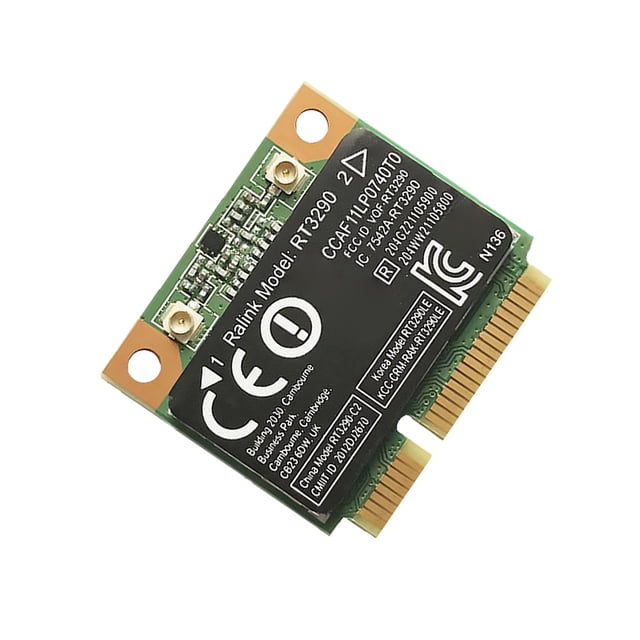 Tholdsy Tarjeta de red inalámbrica Wi-Fi RT3290 de 150 Mbps para computadora con puerto Mini PCI-E Juegos de teclado y mouse para computadora