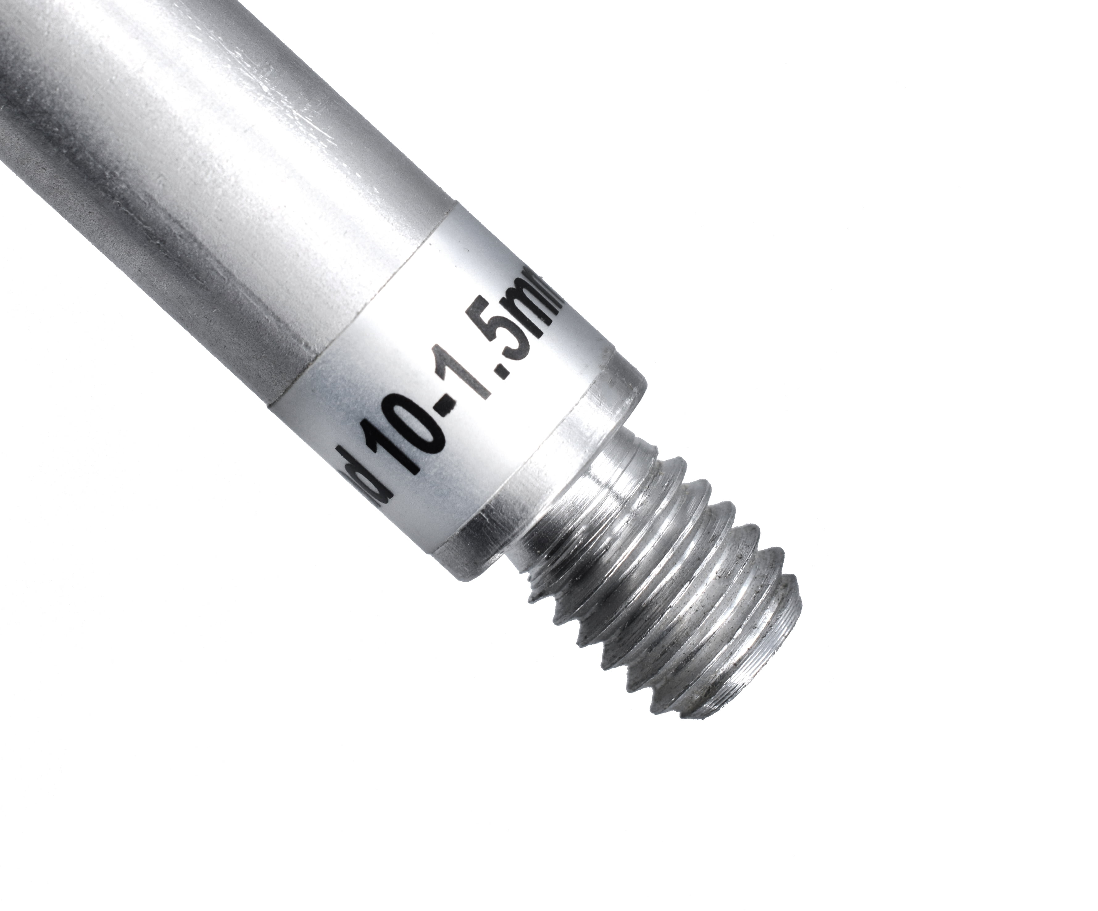 Aluminum Rod, 39.4" (100cm) - 10 x 1.5mm Thread - For Laboratory Retort Stands - Durable & Sturdy Construction - Eisco Labs