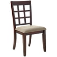 thumbnail image 2 of Transitional 2 Piece Wooden Desk Set, Brown, 2 of 4