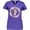 Purple, variant on Inktastic Corgi Gifts for Dog Lovers Women's V-Neck T-Shirt