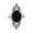 Black, variant on Bohemian Vintage Black Onyx Oval Statement .925 Silver Ring-11