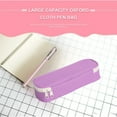 thumbnail image 5 of yulier Pencil Case Oxford Cloth Big Capacity Pencil Pouch Pen Pencil Marker Stationery Organizer Zipper Pencil Bag Holder Box for College Office, 5 of 5