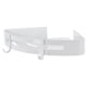 thumbnail image 3 of CANASTA TRIANGULAR, ACCESORIOS DE BAÑO, ESTANTE DE ALMACENAMIENTO DE DUCHA, CON ORGANIZADOR DE BAÑO ANTI-RIGEGE DE GANCHO, FÁLE DE INSTALAR PARA EL BAÑO DE HOTESTICO DOMÉSTICO, 3 of 7