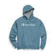 thumbnail image 6 of Champion Men's Powerblend Fleece Graphic Script Logo Pullover Hoodie, up to Size 2XL, 6 of 6