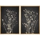 thumbnail image 1 of Set de arte mural con estampado sobre lienzo SIGNWIN Wildflower Silhouette, 1 of 7