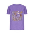 thumbnail image 2 of Aloohaidyvio Graphic T Shirts for Women,Summer Womens Vintage Flowers Crew Neck Printed Shirt Spring Boho Flower Graphic Tee 2024 Wildflower Botanical Short Sleeve T Shirt, 2 of 4