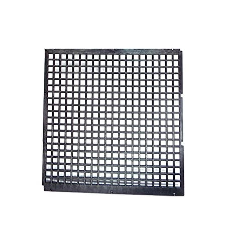 

Custom Pro 24 Inch x 24 Inch Support Grate for Water Feature Basin Construction Holds Pond and Water Garden Bubblers Rocks Other Decorations - Hides Reservoir - Rustproof - Black - Can Be Cut