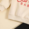 thumbnail image 6 of HCNTES Baby Boy Winter Clothes Toddler Baby Boy Thanksgiving Christmas Outfits Letter Thanksgiving Print Sweatshirts Tops Long Pants Baby Boys Clothes Set Toddler Boys Kids 2PCS Set Outfits, 6 of 7