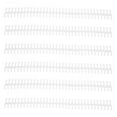 Industrial supplies 10PCS 34 Hole Binding Spine Plastic Split Loose