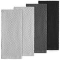 thumbnail image 3 of DecorRack Kitchen Towels, 100% Cotton, 15" x 25", Grey Colors (4 Pack), 3 of 6