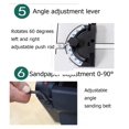 thumbnail image 4 of Ponceuse Sans Fil à Courroie, Ponceuse à Disque, Ponceuse Électrique pour Bois, Largement Utilisée, 4 of 5