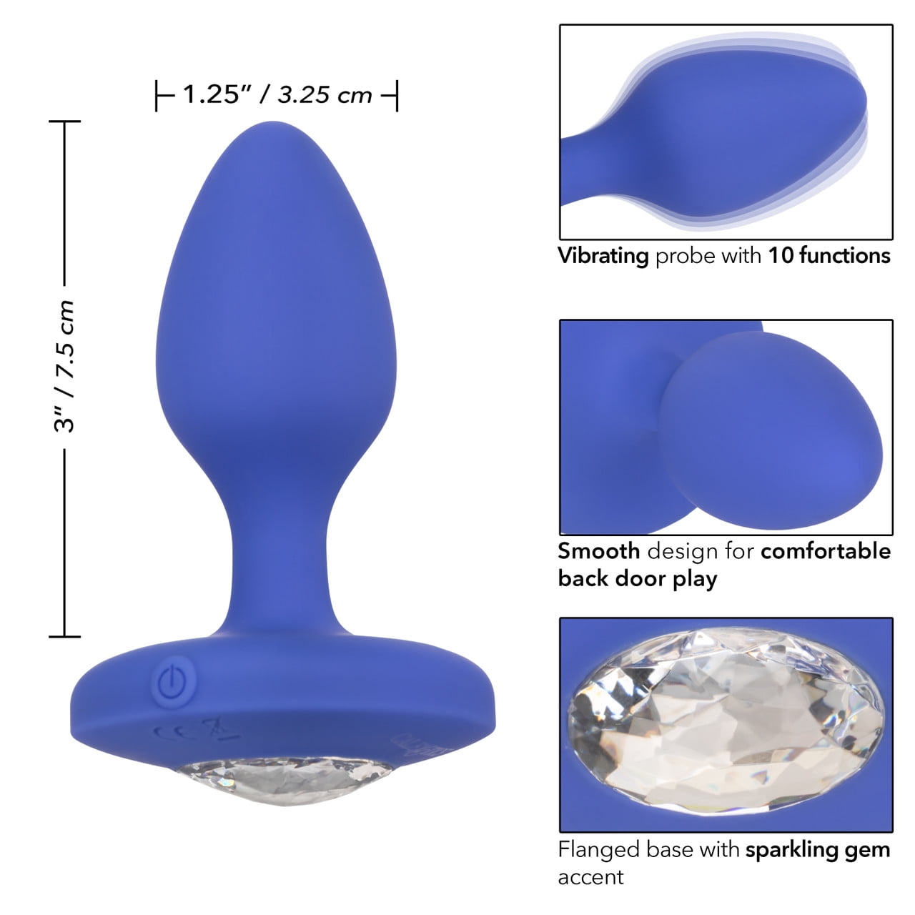 walmart vibraters So Divine Sweet Sensation Butt Plug main image 1