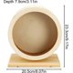 thumbnail image 4 of Quiet Wooden Hamster Wheel with Stand for Small Animals, Medium, 4 of 5