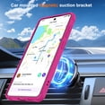 thumbnail image 4 of Decase for Samsung Galaxy S26+ Magnetic Case,Shockproof Hybrid Shell,Rugged Matte Cover with Ring Kickstand,Compatible with Magnetic Car Mount,Rose, 4 of 9