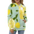 thumbnail image 4 of Lemonade Summer Drink 3D Print Hoodie Men Women Autumn Thin Pullover Sweatshirt Vintage Streetwear Tops, 4 of 6