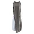 thumbnail image 5 of ChaoHeng Summer Dresses for Women 2026 Sundresses for Solid Round Neck Spaghetti Strap Sleeveless Casual for Gray XL, 5 of 5