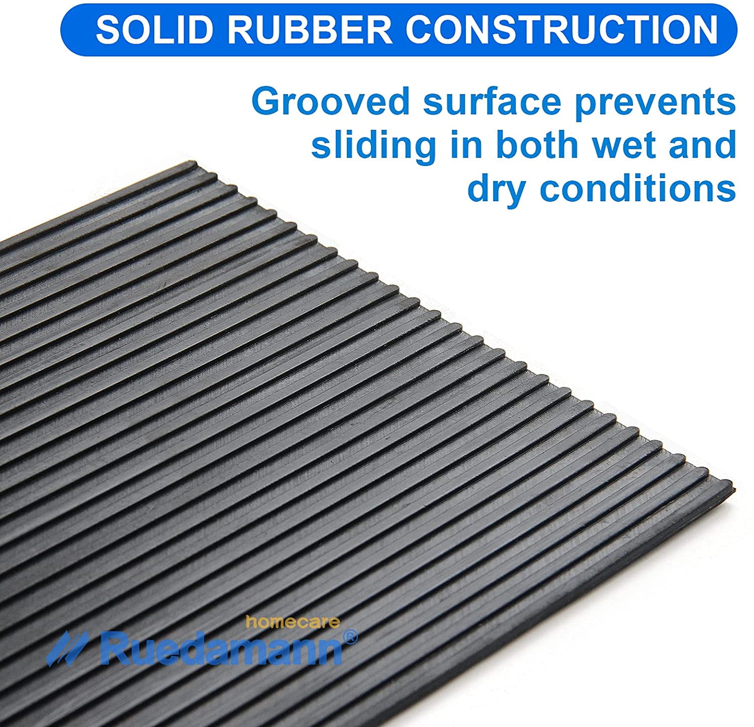 Buy Ruedamann 1.2'' Rise NonSkid Solid Rubber Wheelchair Ramp for