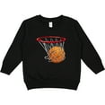 thumbnail image 2 of Inktastic Basketball Swish Toddler Sweatshirt, 2 of 4