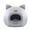 A, variant on FYTPOV Warm Cat Bed, Cute Cat Cave Bed with Removable Cushion, Washable Kitten Nest Cat Head Shape House for Cats Puppy Small Dogs, L