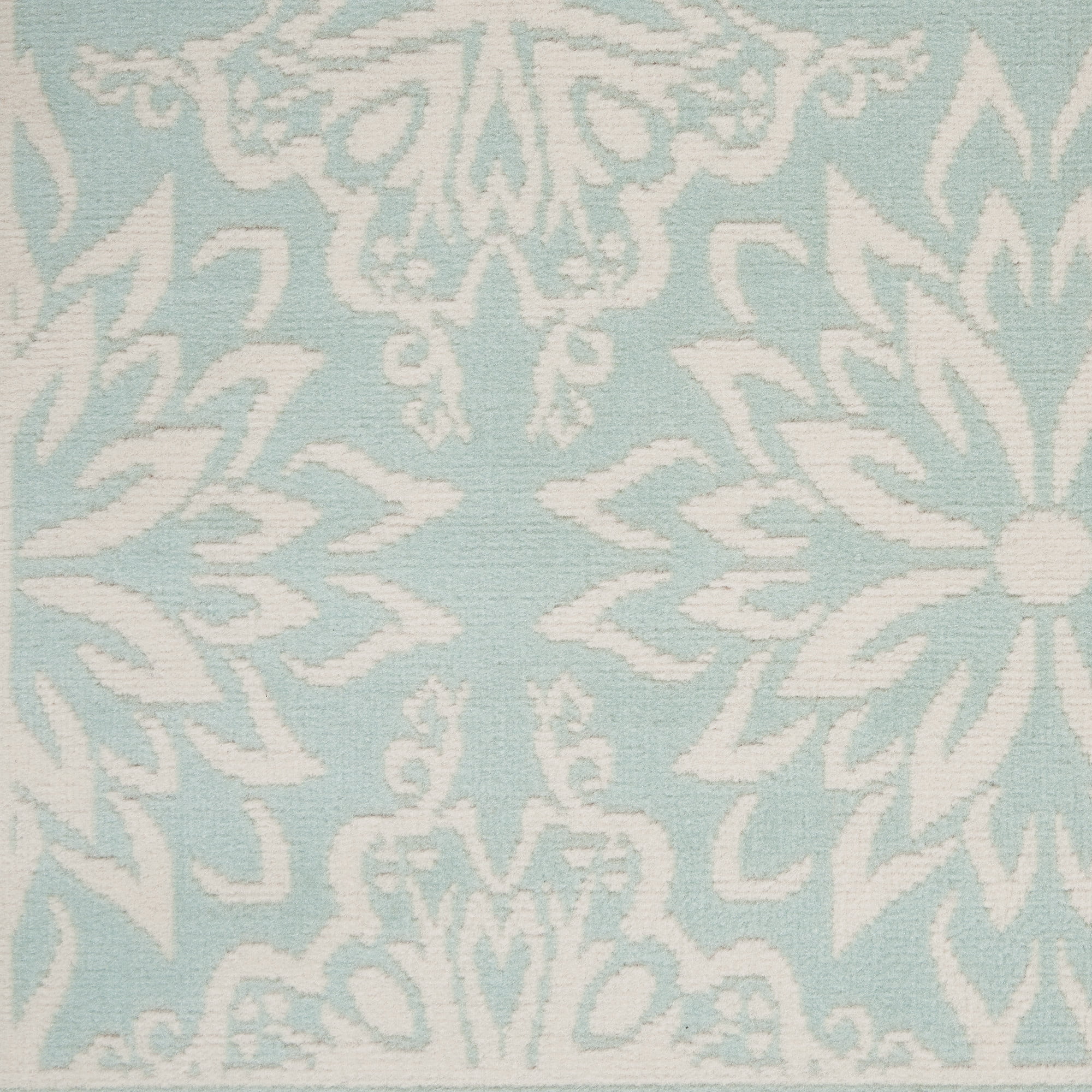 Walmart Bliss Floral Area Rug, Ivory/Green, 6 ft x 9 ft