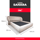 thumbnail image 3 of Set Cama Matr. Soñado con colchón Sooner Matr + Almohadas Peach, 3 of 7