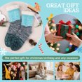 thumbnail image 3 of Loritta Women's Fuzzy Slipper Socks Winter Cozy Warm Thick Socks with Non-Slip Grippers, 2 Pairs, 3 of 6