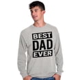 thumbnail image 5 of Cool Best Dad Ever Father's Day Men's Long Sleeve Tee T Shirt Brisco Brands M, 5 of 6