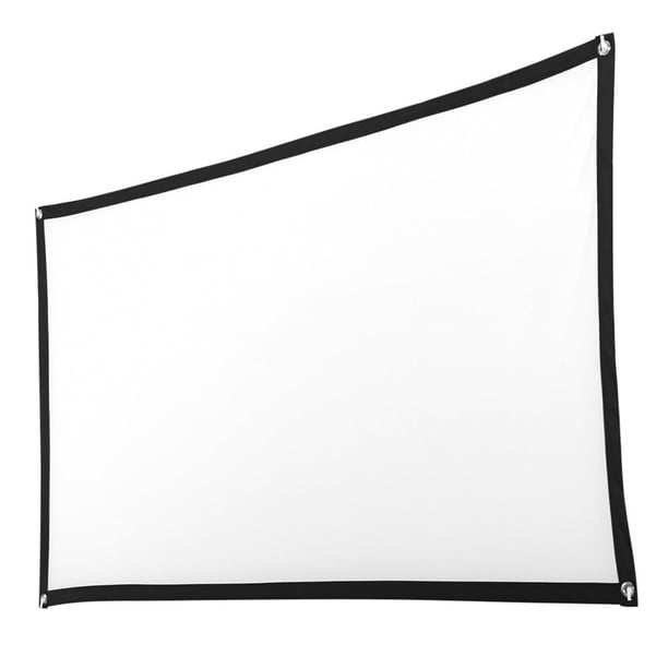 Pantalla De Proyección Portátil Para El Hogar Pantalla De Cine 4:3 Proyector De 92 Pulgadas