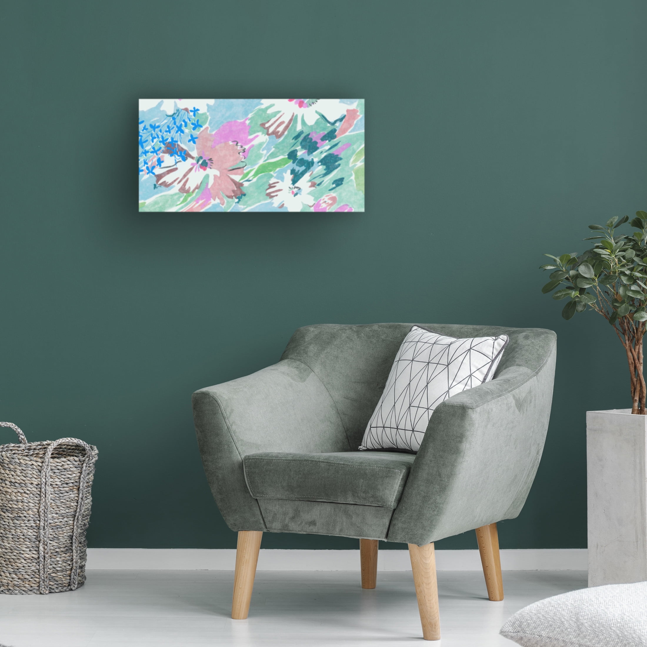 Trademark Fine Art Melissa Wang Reflections and Flow I Canvas Wall Art