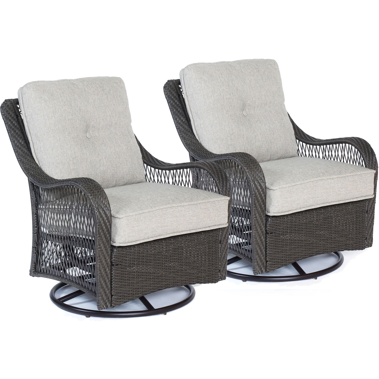 All Weather Wicker Swivel Glider Chairs - Wicker Classics Classic ...