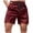 Wine, variant on Men's Quick Dry Athletic Cargo Shorts 5"/7" Inseam Elastic Waist Drawstring Summer Lightweight Short Pants for Outdoor Workout Hiking Running