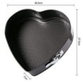 thumbnail image 5 of Heart Shaped Springform Pan Food Grade BPA Free Heat-Resistant Reusable Microwave Safe Non-Stick Cheesecake Pan, 5 of 6