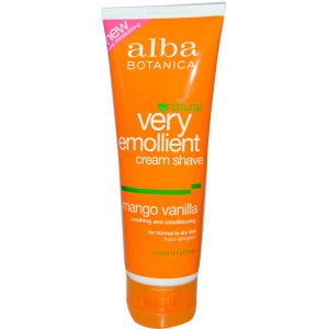 - Alba Botanica, Natural Very Emollient, Cream Shave, Mango Vanilla, 8 oz (227 g)