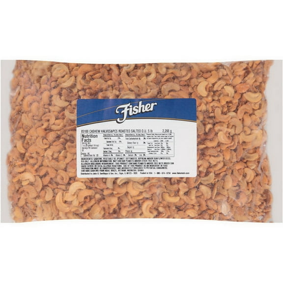 (Price/Case)Fisher 85100 Cashew Hvs/Pcs R/S