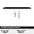 thumbnail image 5 of Miseno Mcpbp3400 Madison 4" Center To Center Handle Cabinet Pull - Black, 5 of 7