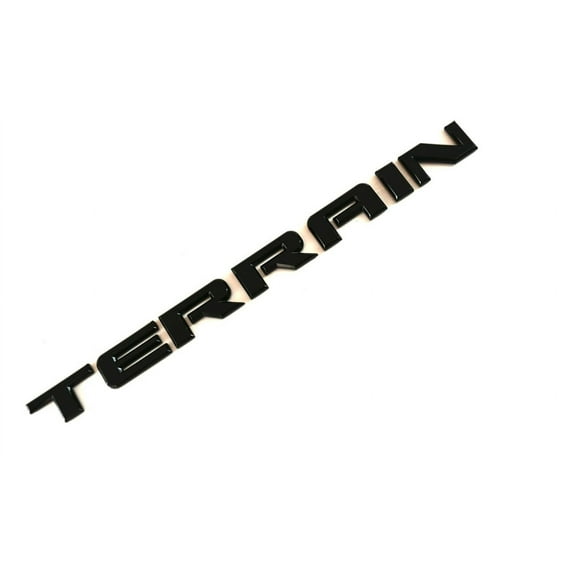 ZZ 1x 2010-2015 Compatible with Terrain Front Door or Rear Liftgate Nameplate Logo Emblem Letter Badges