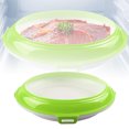 thumbnail image 1 of LPSSTORE Reusable Food Preservation Tray with Stretch Cover Friendly Design Stacked Food Storage Tray, 1 of 5
