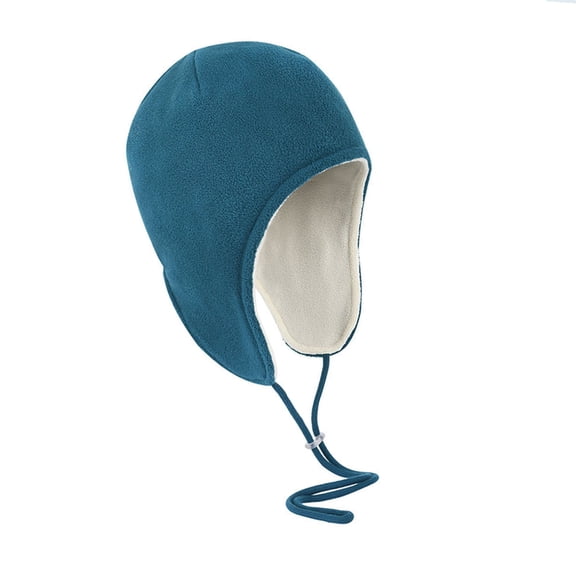 Fleece Caps Earflap Hat Warm Hat Outdoor Winter Hats with String for Cycling Skiing Unisex Thermal Hat Windproof