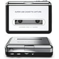 thumbnail image 3 of DIGITNOW Portable USB Cassette Tape Player Capture MP3 Audio Music, Compatible With Laptop and Personal Computer, Convert Walkman Tape Cassette To MP3 Format, 3 of 8