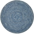 thumbnail image 2 of SAFAVIEH Ikat Laura Geometric Circles Wool Area Rug, Dark Blue/Multi, 6' x 6' Round, 2 of 4