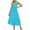 Sky Blue, variant on OSOLU Solid Color Women Summer Sleeveless Dress Square Neck Pleated Swing Casual Maxi Dresses With Pockets Birthday Sundress Dresses For Women 2025 Elegant Classy