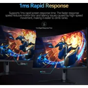 HKC CG321QKS 31.5 VA Gaming Monitor WQHD 2560×1440 275Hz 1ms MPRT HDR10 90% DCI-P3 Adjustable Tilt DP+HDMI 2.0