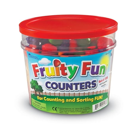 Learning Resources Fruity Fun Counters, Set of 108