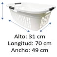 thumbnail image 4 of Cesta para Ropa Plastic Trends Magnolia 53 Litros, 4 of 4