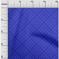 thumbnail image 2 of oneOone Cotton Cambric Medium Blue Fabric Geometric Quilting Supplies Print Sewing Fabric By The Yard 56 Inch Wide, 2 of 4