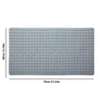 Square Shower Mat Extra Large Non Mat For Elderly & Kids Bathroom Drain